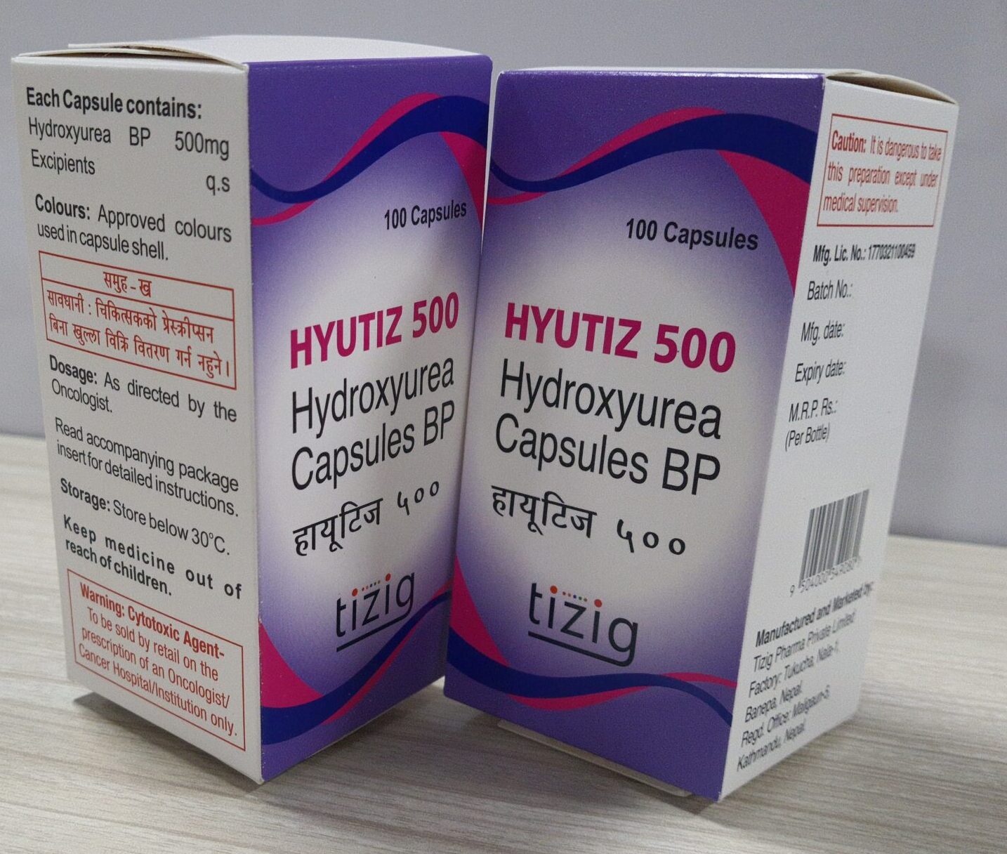 Hyutiz 500 (Hydroxy urea BP 500 mg)