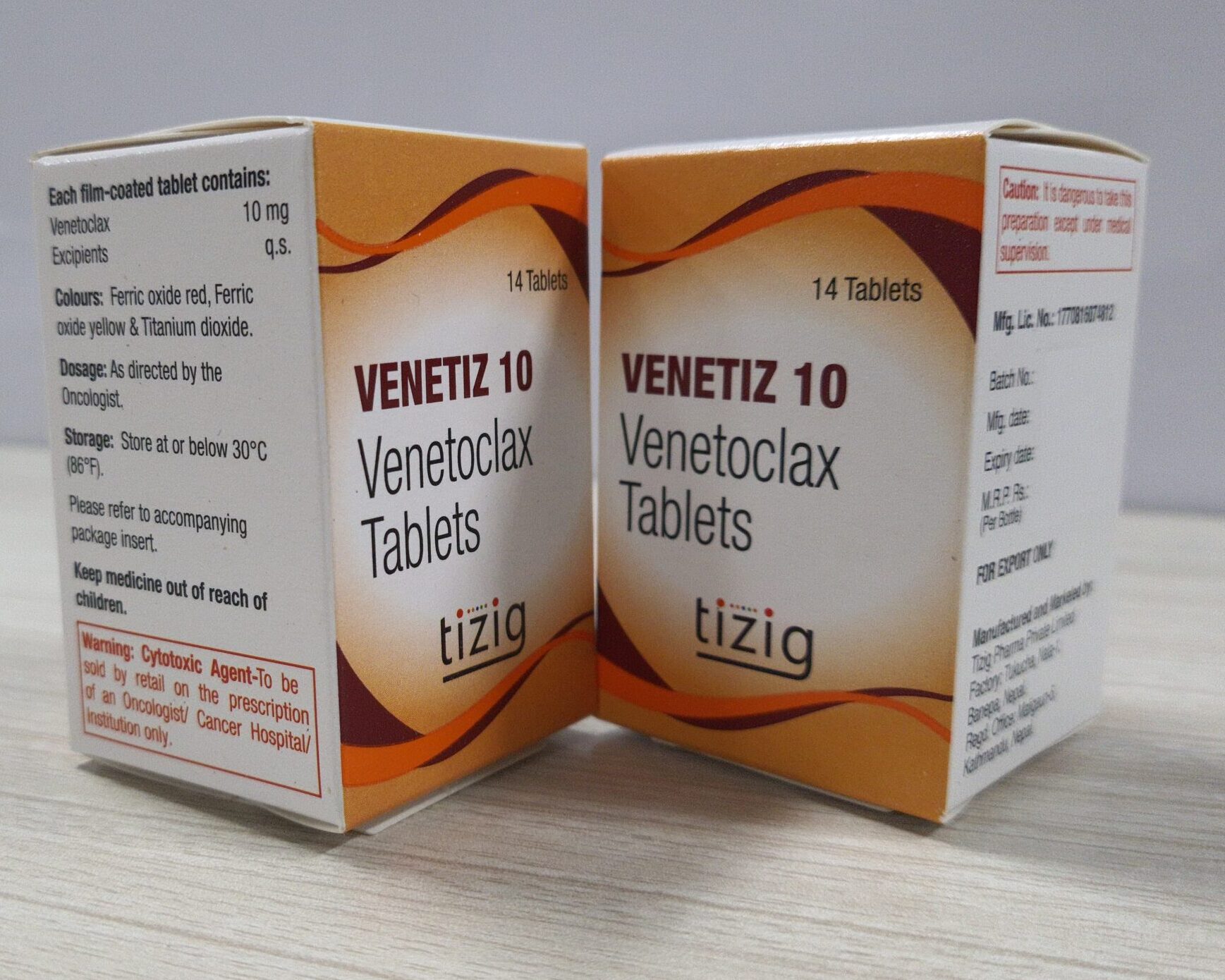 Venetiz 10 (Venetoclax 10 mg)
